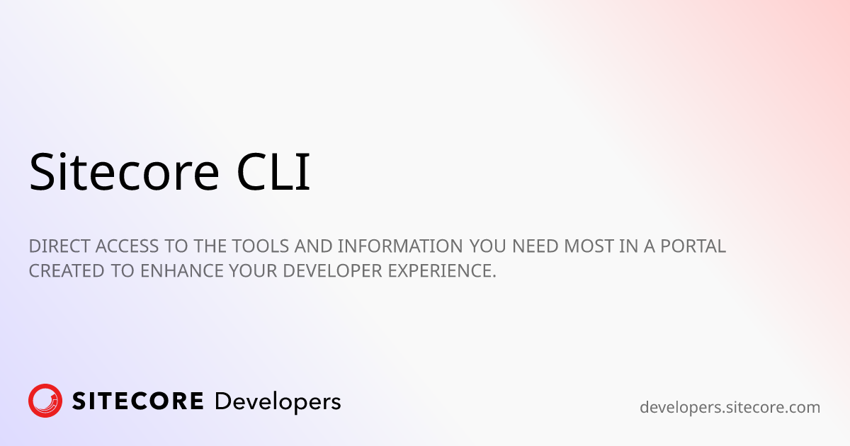 Sitecore CLI