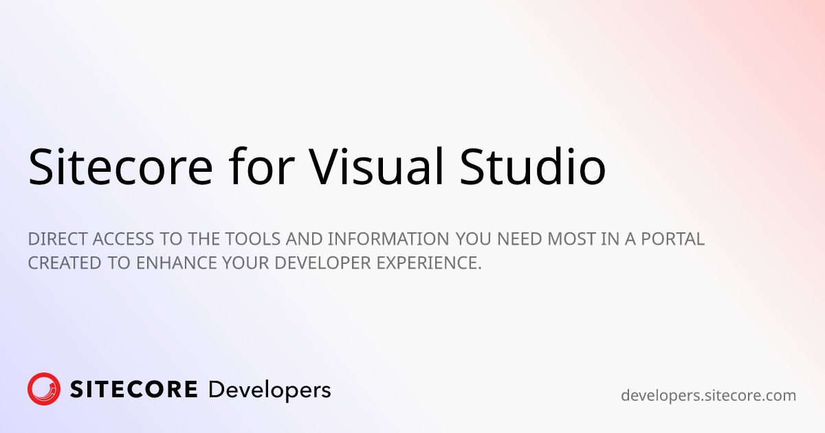 Sitecore for Visual Studio